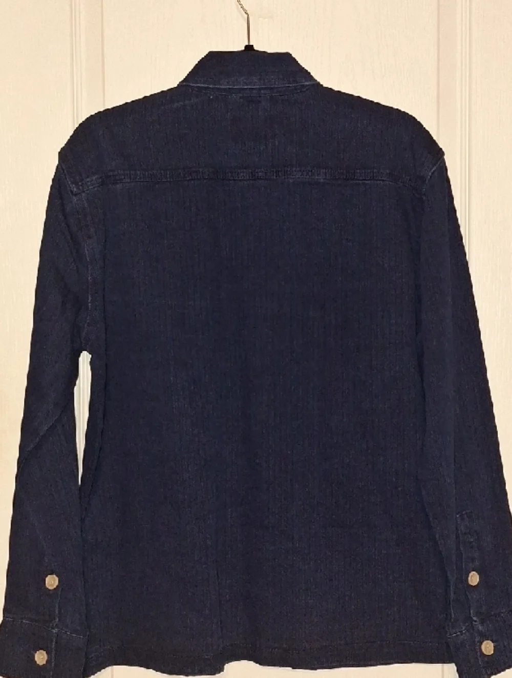 Folk Indigo Denim Shirt Jacket NWT Sz MED - Picture 4 of 6